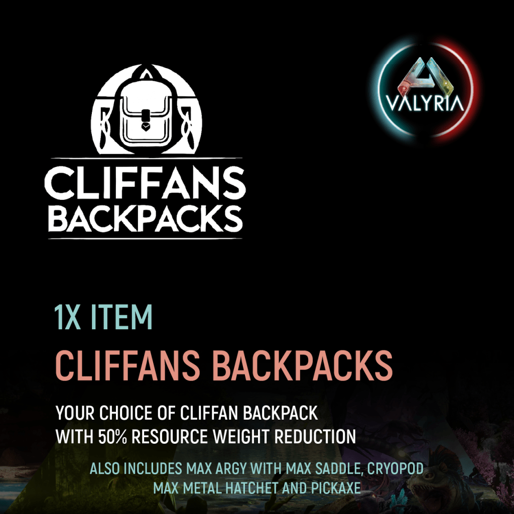 Cliffan's Backpacks